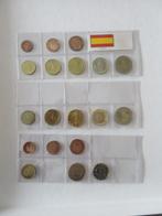 set 19 euro munten Spanje versch. Jaren / waarde, Postzegels en Munten, Munten | Europa | Euromunten, Verzenden, Spanje, Overige waardes