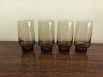 BP retro set van 4 fume rook glazen, Ophalen of Verzenden