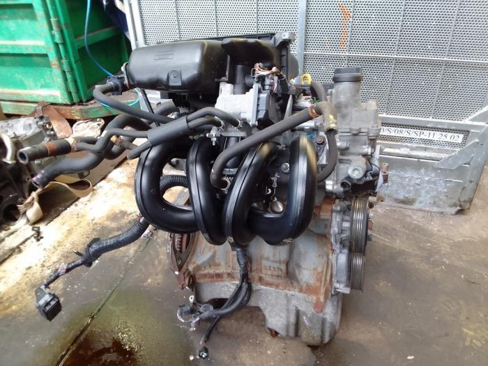 Motor van een Toyota Yaris, Auto-onderdelen, Motor en Toebehoren, Toyota, Gebruikt, 3 maanden garantie, Ophalen of Verzenden