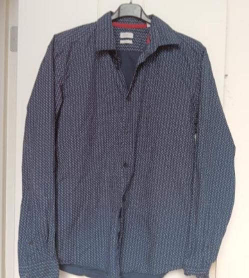 Chemise bleu / blanc Esprit XL, Kleding | Heren, Overhemden, Gedragen, Halswijdte 43/44 (XL), Blauw, Ophalen of Verzenden