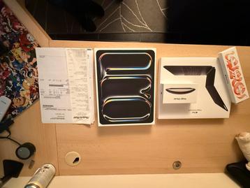 Ipad pro 13M 2024 512gb met garantie magic keyboard mous-pen beschikbaar voor biedingen