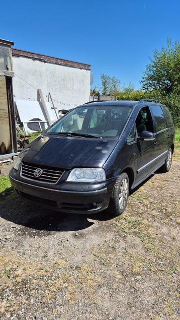 VW Sharan 2008 1.9 TDI Sportline 7 places, Autos, Achat, Noir, 5 portes, Diesel