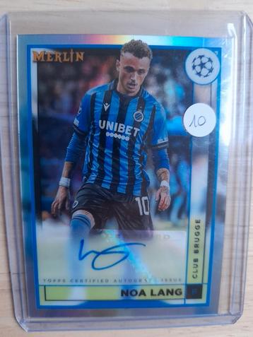 Noa Lang Topps autograph Club Brugge  beschikbaar voor biedingen