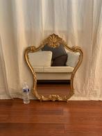 Grand Miroir Mural Doré Ancien (96 cm / Bois), Antiquités & Art, Enlèvement ou Envoi