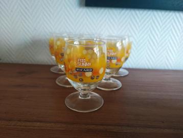 Glas Ricard feel sunny, 6 stuks beschikbaar voor biedingen