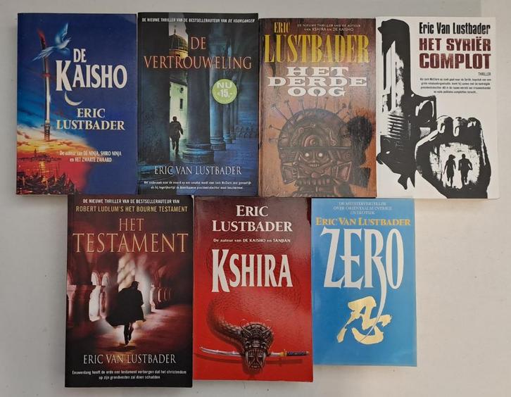 Boeken Eric Van Lustbader, Boeken, Thrillers, Gelezen, Ophalen of Verzenden