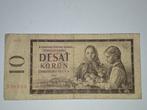 10 Tsjechische kronen 1960, Postzegels en Munten, Los biljet, Verzenden