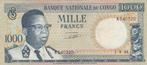 Banque National du Congo 1000 Francs 1964, Postzegels en Munten, Bankbiljetten | Afrika, Ophalen of Verzenden, Overige landen