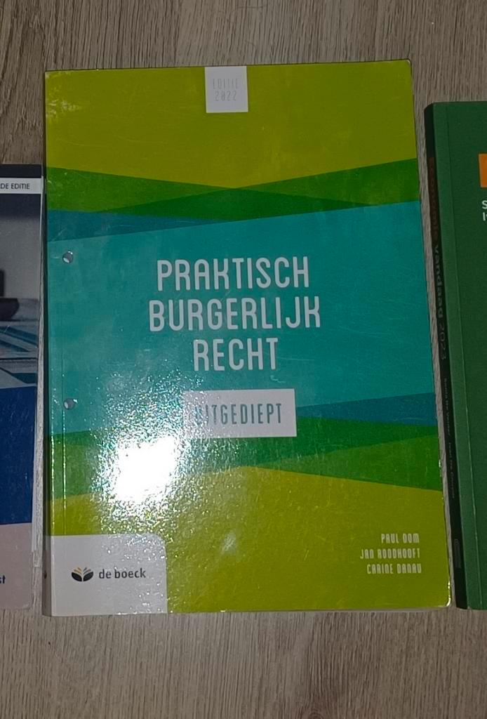 Praktisch burgerlijk recht uitgediept editie 2022, Boeken, Schoolboeken, Zo goed als nieuw, Ophalen of Verzenden