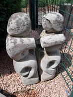 Tuinbeeld man/ vrouw uit itonblok, Tuin en Terras, Tuinbeelden, Ophalen, Gebruikt, Overige materialen, Mensenbeeld