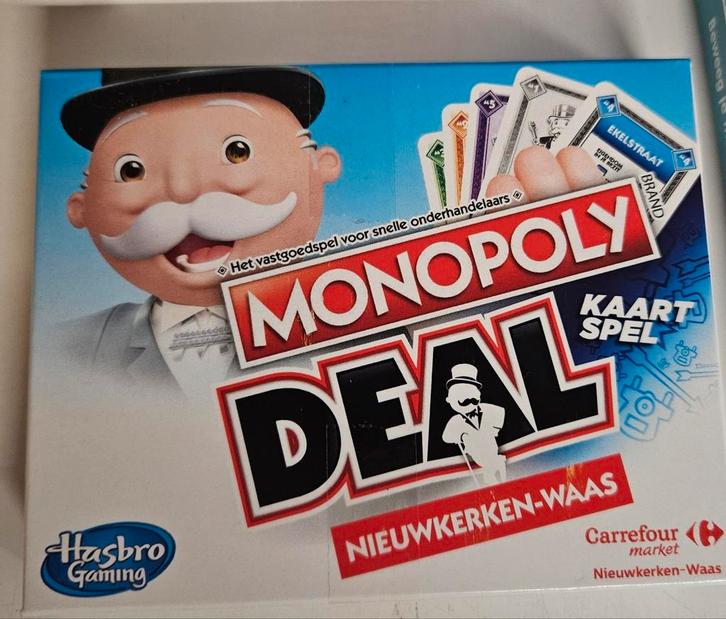 Monopoly Deal Nieuwkerken-Waas NIEUW
De afbeeldi, Hobby en Vrije tijd, Gezelschapsspellen | Bordspellen, Zo goed als nieuw, Ophalen of Verzenden