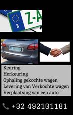 Z Platen/Autokeuringen/Herkeuringen/INKOOP -VERKOOP wagens, Enlèvement