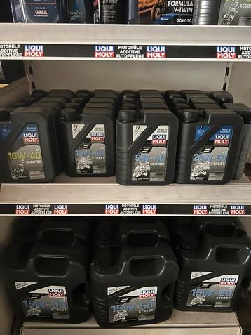 Lot olie en additieven van Liqui Moly en putoline beschikbaar voor biedingen