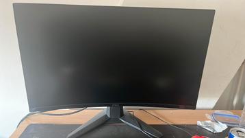 Msi curved game scherm 180hz, Enlèvement ou Envoi, Comme neuf