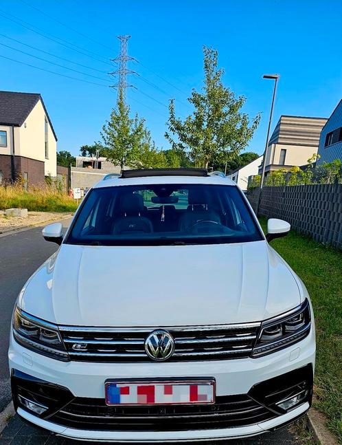 VW TIGUAN 2.0O TDI 2017 150 PK 185.000 KM R LINE X3, Auto's, Volkswagen, Particulier, Tiguan, 360° camera, Head-up Display, Lederen bekleding