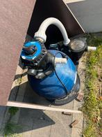 Zwembadpomp met zandfilter en houten omkasting, Tuin en Terras, Ophalen, Gebruikt, Zwembadpomp