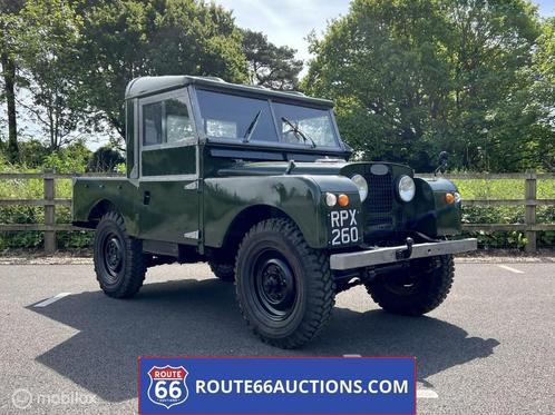 Land Rover Series 1 1954 | Route 66 auctions, Auto's, Oldtimers, Bedrijf, Te koop, Land Rover, Benzine, Coupé, 2 deurs, Handgeschakeld