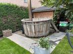 hottub met houtkachel, pomp, zand filter en zonnekoepel, Ophalen, Gebruikt, Filter, Vast