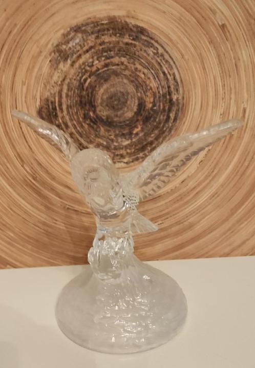 Beeldje UIL in loodkristal (Cristal d'Arques), Verzamelen, Beelden en Beeldjes, Zo goed als nieuw, Dier, Ophalen of Verzenden