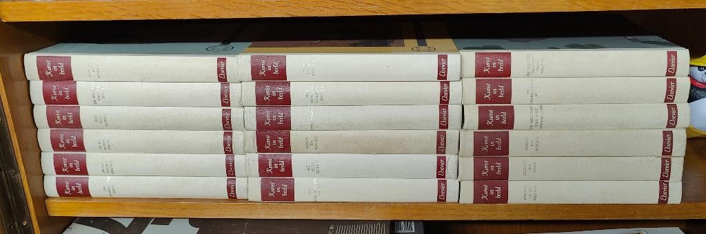 Boeken Kunst in Beeld - 18 delen - eind jaren '60 - Elsevier, Boeken, Ophalen of Verzenden, Zo goed als nieuw