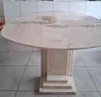 table ovale en marbre, Modern - marmer, Enlèvement, Utilisé, 50 à 100 cm