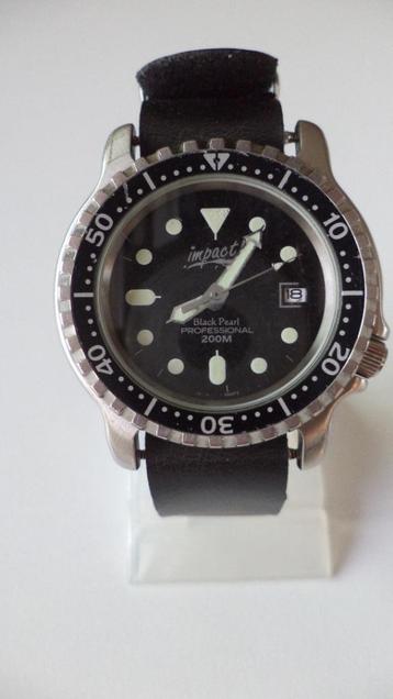 duikhorloge impact black pearl beschikbaar voor biedingen