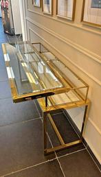 EICHHOLTZ Harvey sidetable vitrine, Ophalen, Zo goed als nieuw, Glas