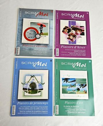 4 x Scrap & Moi – 4 saisons - Franstalig, Hobby en Vrije tijd, Scrapbooking, Ophalen of Verzenden, Zo goed als nieuw, Album of Boek
