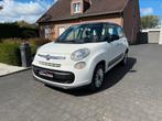 Fiat 500L 1.0 benzine + CNG Pano/Airco 1ste eigenaar, Auto's, Zwart, Cabriolet, 875 cc, Wit