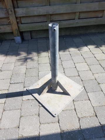 Metalen parasol voet/staander.