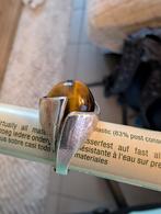 Zilver ring met tijgeroog, Bijoux, Sacs & Beauté, Bagues, Enlèvement