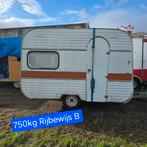 Caravan 750kg rijbewijs B foodtruck werfkeet bouw chassis 3m, Caravans en Kamperen, Bedrijf
