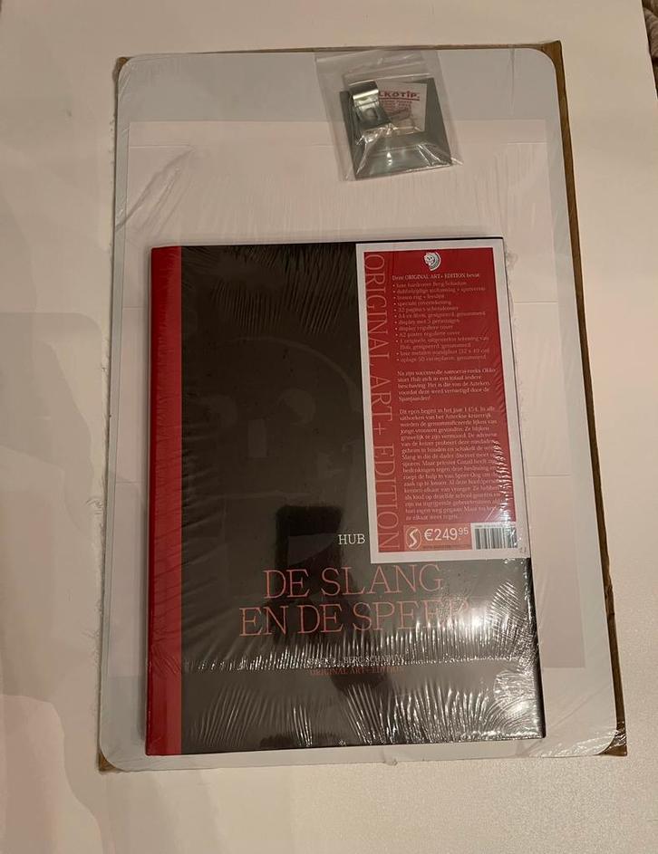 De slang en de speer Hub super luxe met origineel en plaat, Boeken, Stripverhalen, Nieuw, Eén stripboek, Ophalen of Verzenden