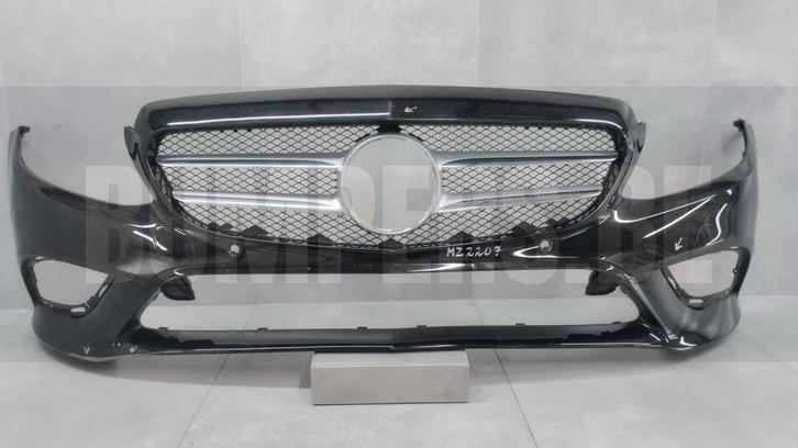 Bumper Mercedes C-Klasse W205 Facelift 18-2058852001 Voorbum, Auto-onderdelen, Carrosserie, Bumper, Voor, Gebruikt, 6 maanden garantie