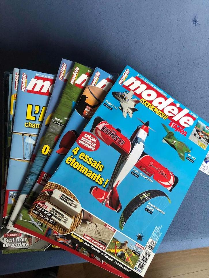 41 revues Modèle Magazine MRA + 14 revues AAModels, Boeken, Tijdschriften en Kranten, Zo goed als nieuw, Sport en Vrije tijd, Ophalen
