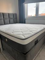 Boxspring 160*200 grafietgrijs, Huis en Inrichting, Ophalen, Zo goed als nieuw