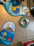 3 delig ballenbad met tunnel en tent inclusief ballen, Ophalen, Zo goed als nieuw