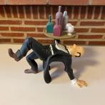 Tintin - Figurine de Nestor au plateau (45908), Ophalen, Kuifje, Zo goed als nieuw, Beeldje of Figuurtje
