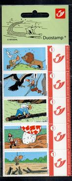duostamps sous blister : Tintin  "en danger", Enlèvement ou Envoi