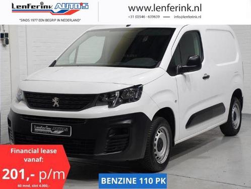 Peugeot Partner 1.2 PureTech 110 pk Benzine Airco, Audiosyst, Auto's, Bestelwagens en Lichte vracht, Bedrijf, ABS, Airconditioning