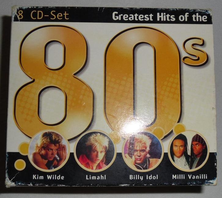 Box 8 CD Greatest Hits of the 80's, Cd's en Dvd's, Cd's | Pop, Gebruikt, 1960 tot 1980, Boxset, Ophalen of Verzenden
