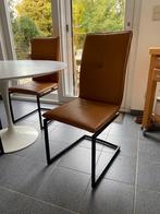Stoelen, Huis en Inrichting, Stoelen, Ophalen, Gebruikt, Bruin, Metaal