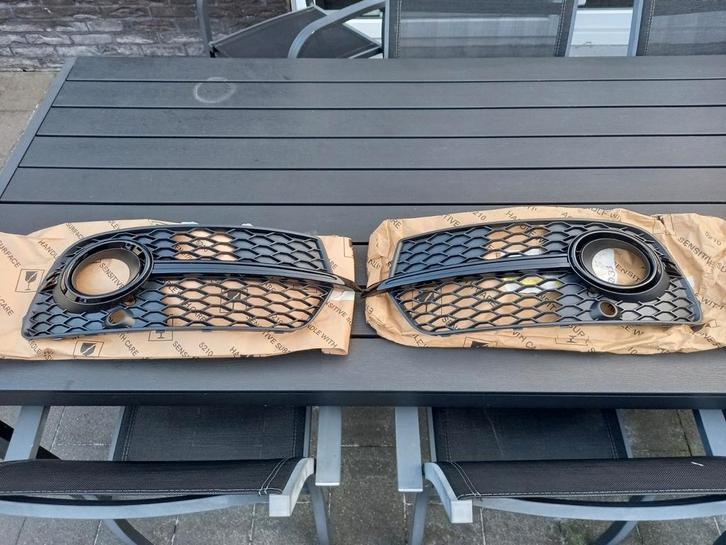 Sq5 Grill Q5 sline mistlichten roosters., Auto-onderdelen, Carrosserie, Audi, Voor, Ophalen of Verzenden