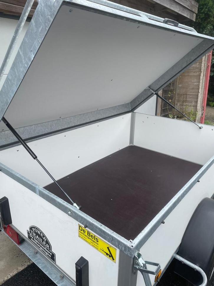 Gesloten aanhangwagen - power trailer, Auto diversen, Aanhangers en Bagagewagens, Zo goed als nieuw, Ophalen