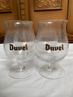 Set van 4 originele Duvel glazen – oud logo, Ophalen, Zo goed als nieuw