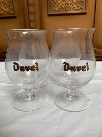 Set van 4 originele Duvel glazen – oud logo beschikbaar voor biedingen