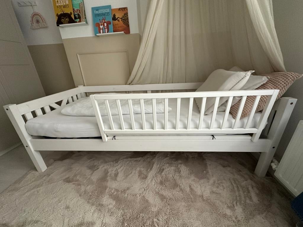 Kinderbed, Enfants & Bébés, Chambre d'enfant | Lits, Comme neuf, Sommier à lattes, Enlèvement