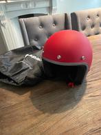 Helm vespa, rood, maat M 57/58, slechts 1x gebruikt!, Ophalen of Verzenden, Zo goed als nieuw