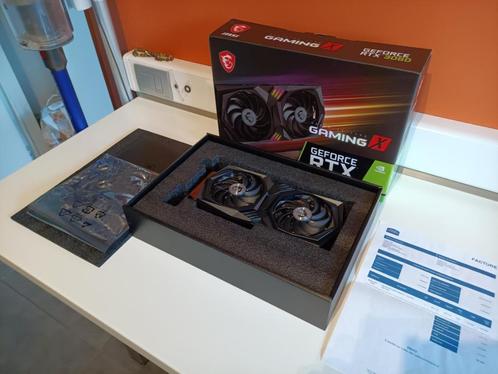MSI GeForce RTX 3060 Gaming X dual 12GB, Computers en Software, Videokaarten, Zo goed als nieuw, Nvidia, GDDR6, HDMI, DisplayPort