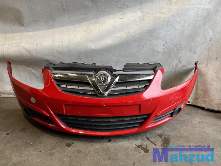 OPEL CORSA D Rood voorbumper bumper voor 2006-2015, Auto-onderdelen, Carrosserie, Bumper, Opel, Voor, Gebruikt